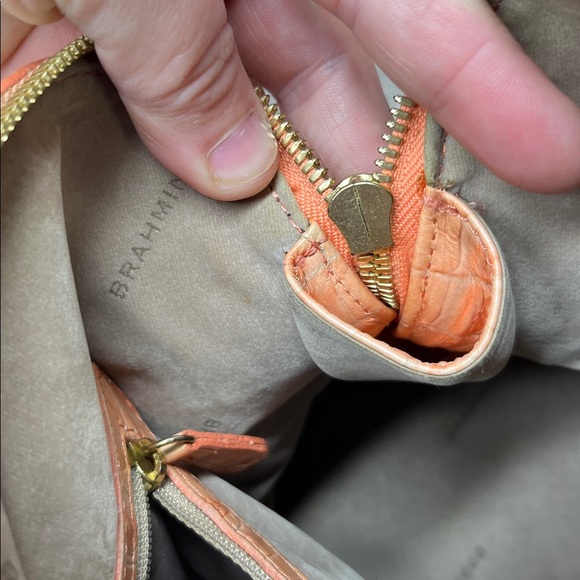 Brahmin Peach and Beige Shoulder Bag - Picture 16 of 16